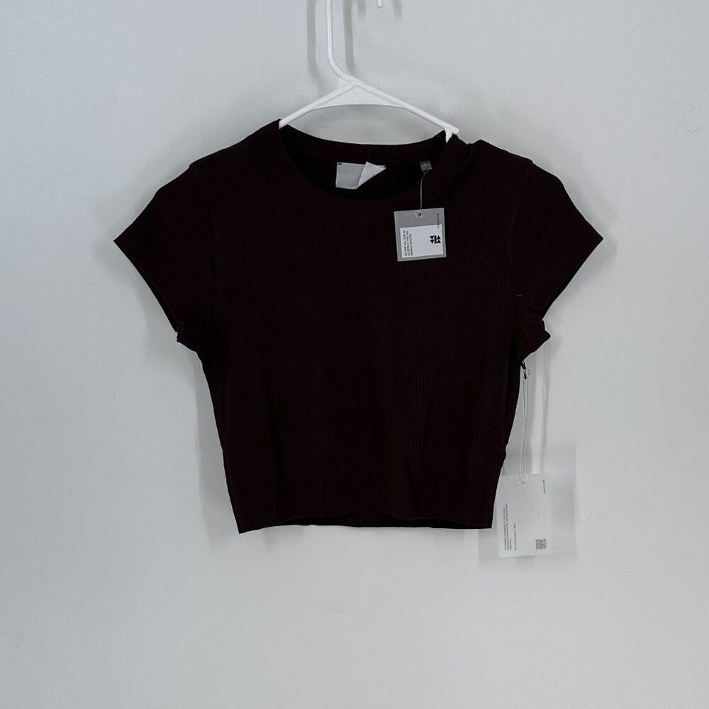 Women's Viavia Short Sleeve Rib Top M